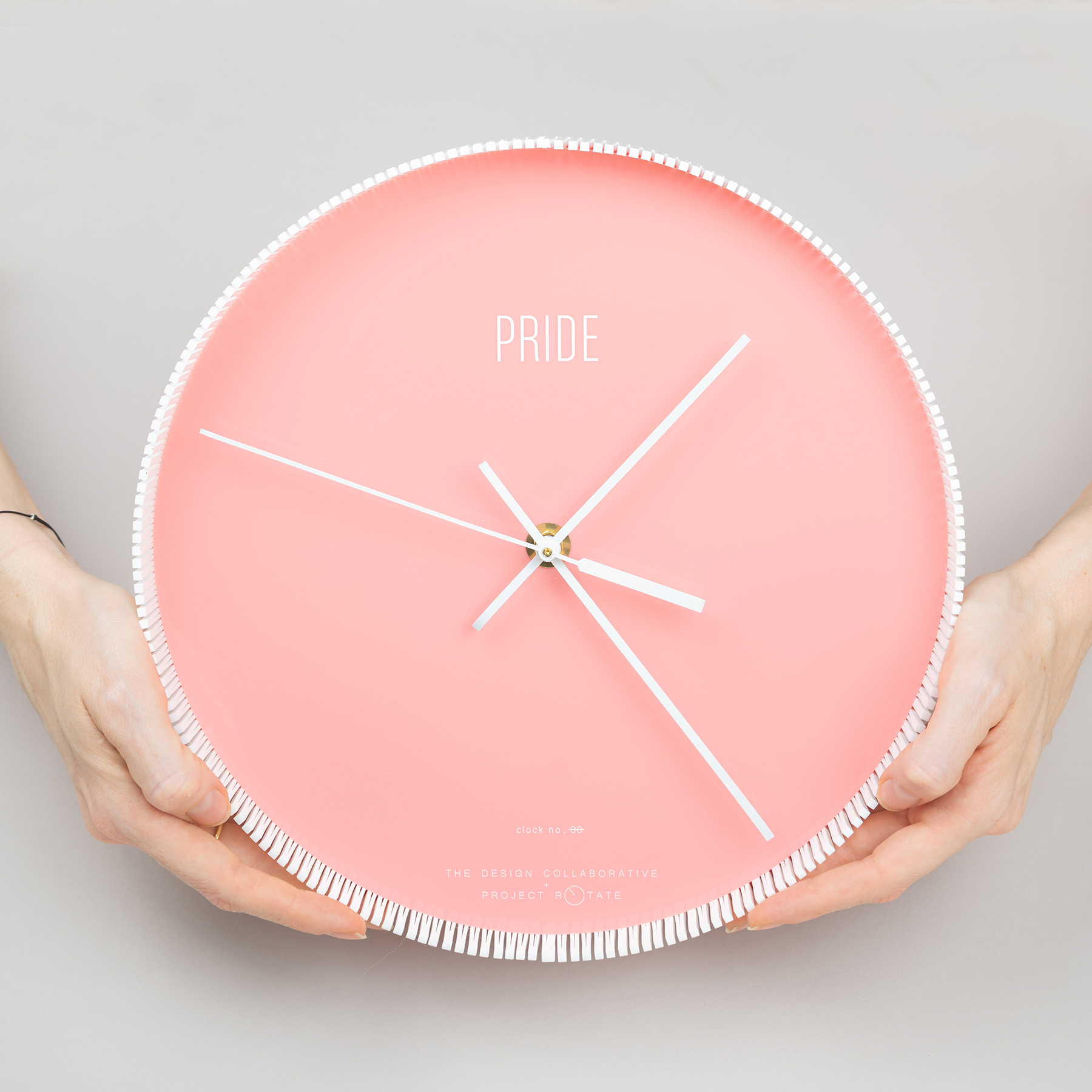 Pride Clock - Pink