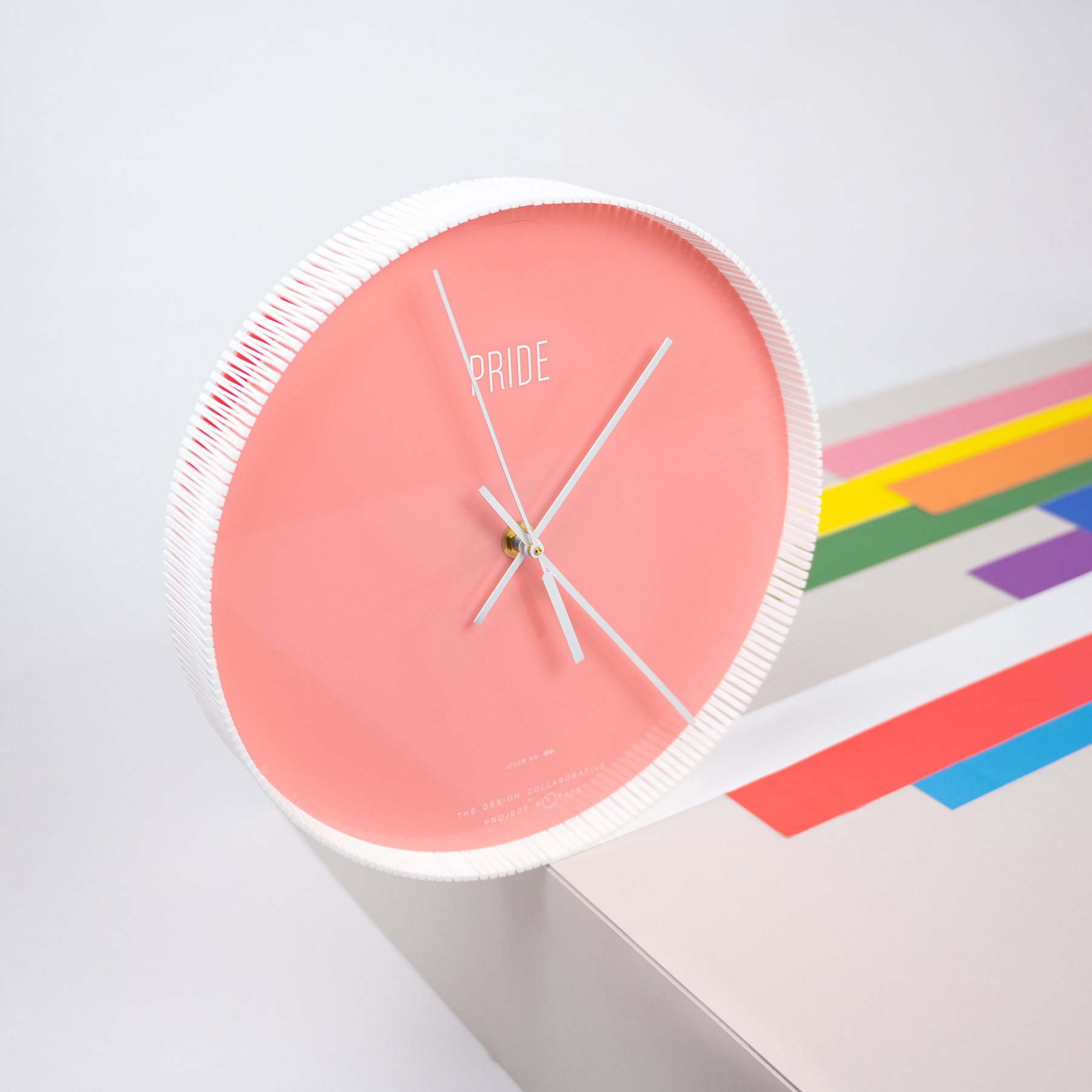Pride Clock - Pink