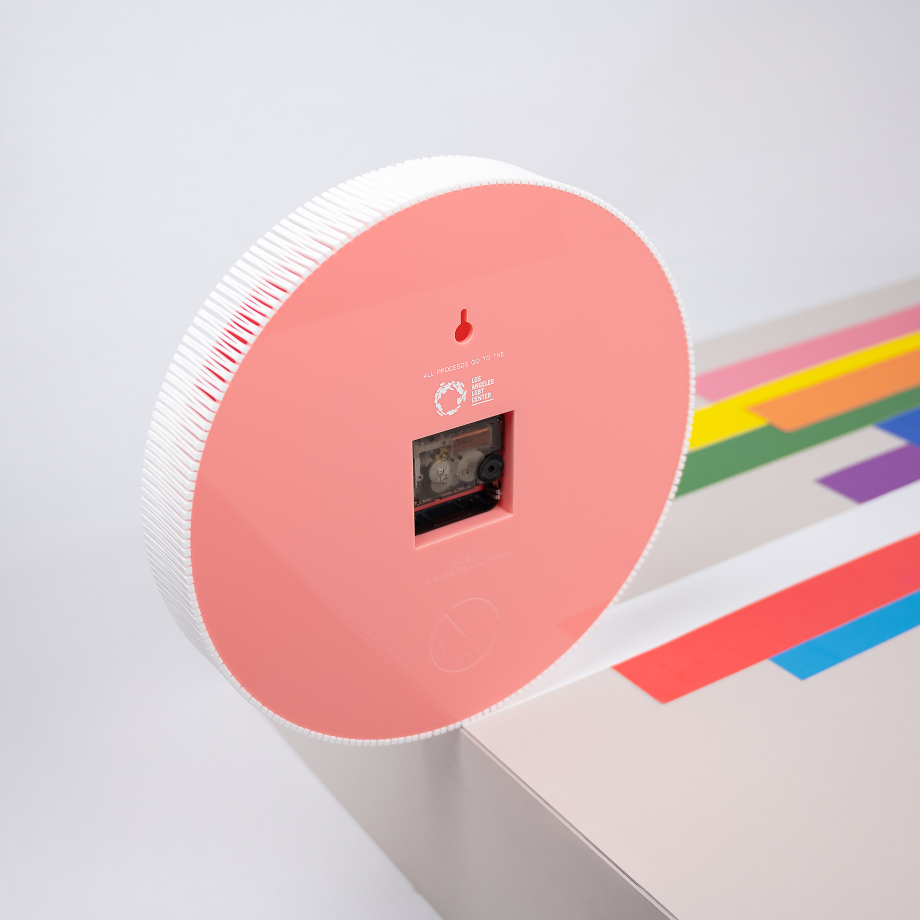 Pride Clock - Pink