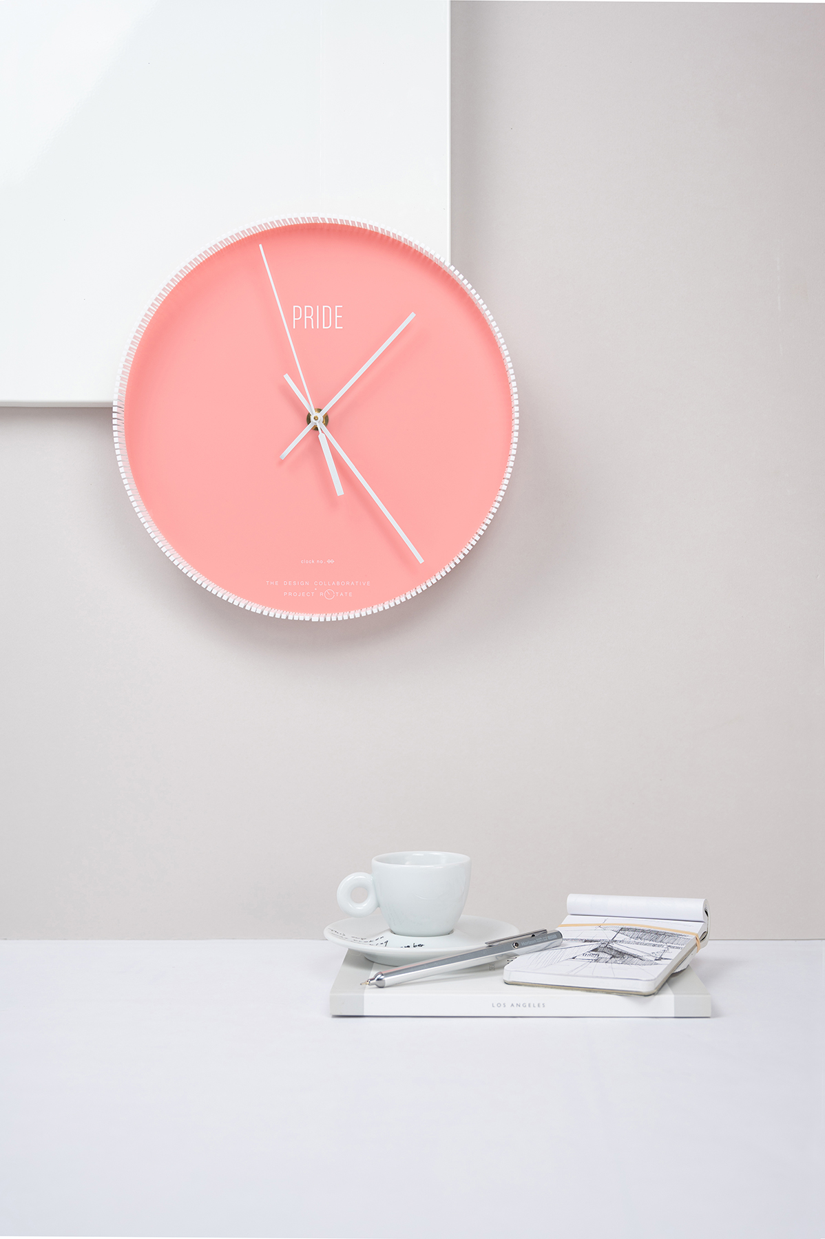 Pride Clock - Pink